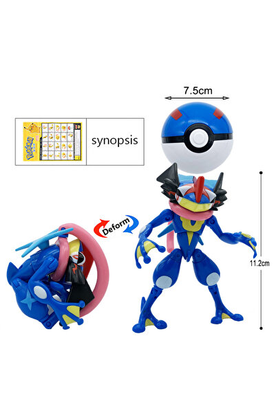 Choice 12 High Quality Pokemon Ball Deformation Toy Pikachu Mewtwo Gyarados P...