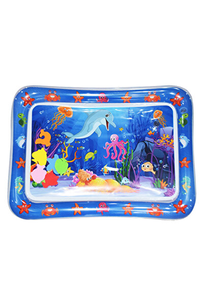 Choice Blue dolphin fish 1pc Inflatable PVC Playing Mat Baby Play Water Mat T...