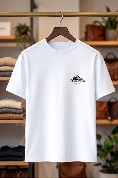 Unisex Regular Fit %100 Pamuk Bisiklet Yaka Premium Baskı Tişört