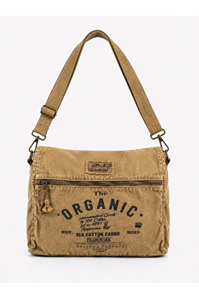 OLD COTTON BAGS Salaş Omuz Çantası Pamuk Postacı Laptop Okul Seyahat Günlük V...