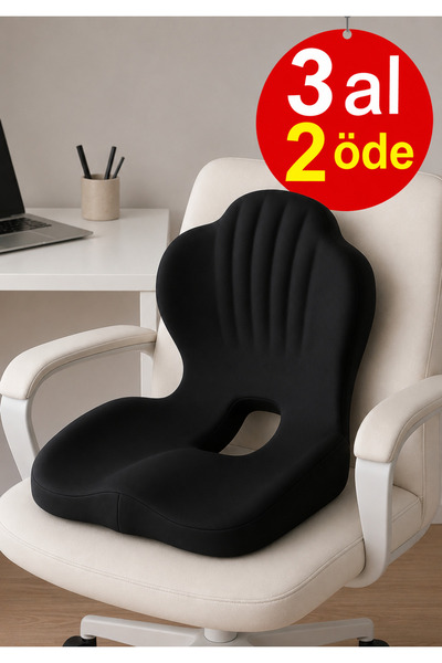 Viscomina Ergonomik Ortopedik Oturma Minderi – Bel ve Kalça Destekli Araba Mi...