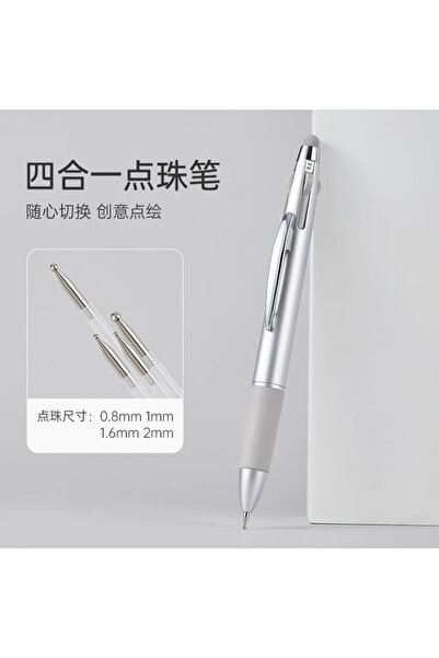 Choice 1Pcs 1Pcs 4-in-1 Nail Art Dotting Pen Press-Type Tool – Multifunctiona...