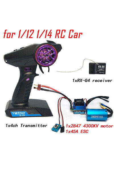 Choice Y12 Combo Brushless Combo Upgrade Kit Motor ESC Receiver RC Servo Set ...
