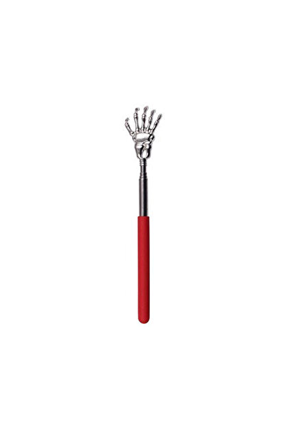 choice2 Red Portable Extendable Back Scratcher Stainless Steel Telescoping Ba...