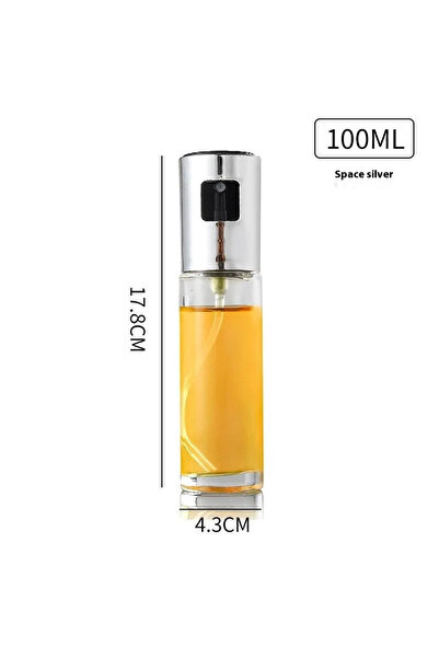 Choice A 100ml Glass Oil Spray Pot Household Press Fine Spray Oil Pot Kitchen...