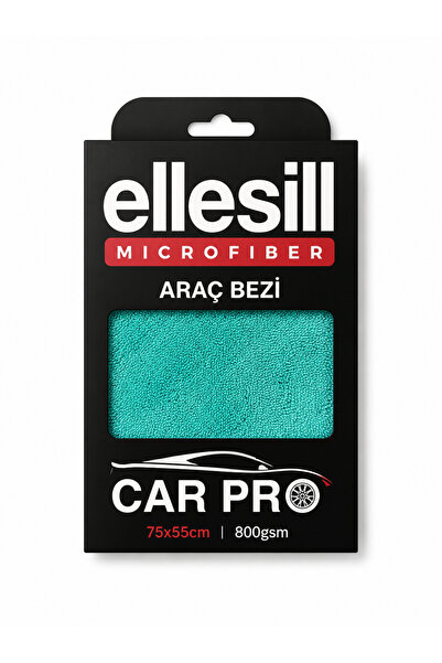 Caribre ELLESİL 55X75 800 GSM Tank Bezi | Profesyonel Oto Kurulama ve Detay Temizlik Mikrofiber Bezi