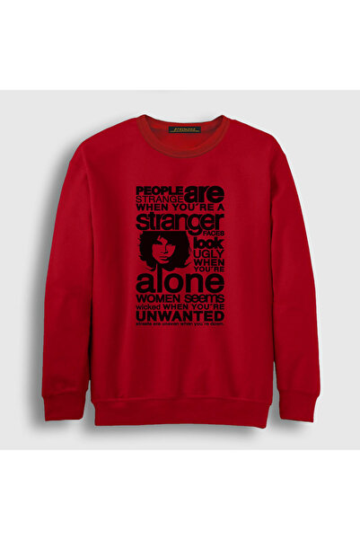 Presmono Unisex crvena Stranger The Doors majica 116830tt