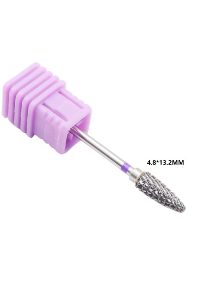 Choice Purple 1pcs 1Pcs 5mm Purple Carbide Nail Drill Bit 3/32" Milling Cutte...