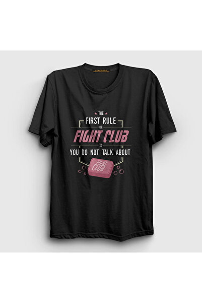 Presmono Unisex Black Soap V2 Movie Fight Club Fight Club T-shirt244750tt