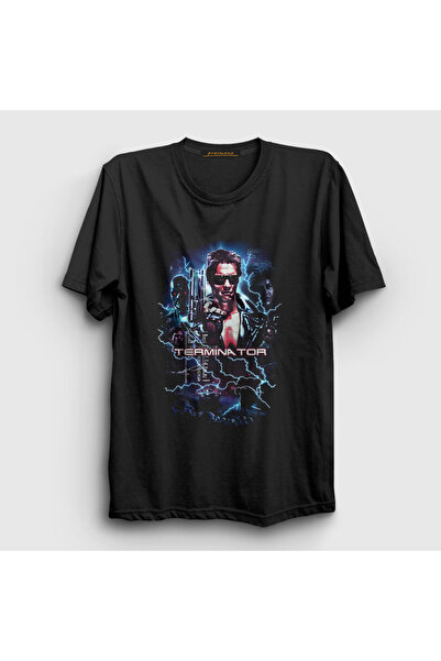 Presmono Unisex crni film o putovanju kroz vreme Terminator T-shirt 254860tt