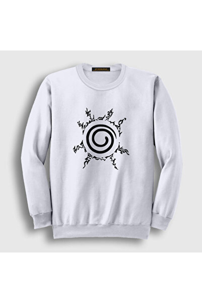 Presmono Unisex bela majica sa motivom anime serije Naruto 134229tt