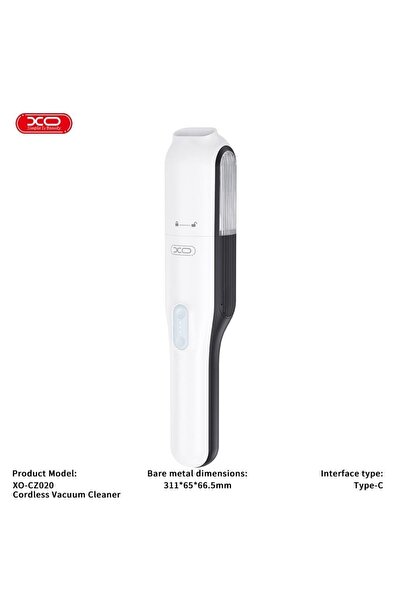 Xo Kablosuz Taşınabilir Araç ve Ev Süpürgesi|65W Güç|56.400 RPM|5000mAh Batar...