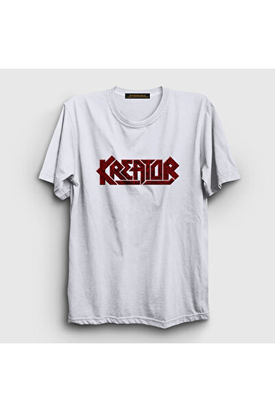 Presmono Unisex beli logo V2 Kreator T-shirt 93141tt