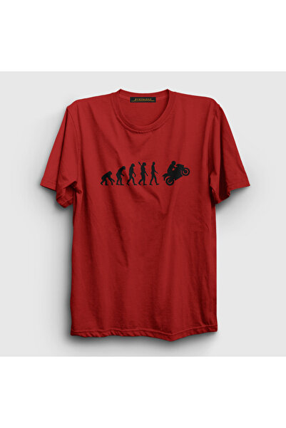 Presmono Unisex Red Evolution Evolution Motorcycle Racing Motor T-Shirt 441913Tt