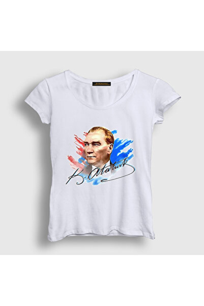 Presmono Ženska bela 19. maj 29. oktobar 23. april Potpis Ataturk T T-shirt 5...