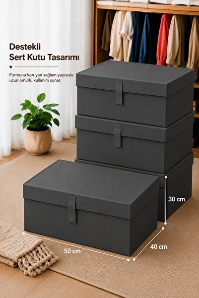Helen's Home 4 Pieces Large Size Clothing Organizer Bag 50X40X30 cm Foldable ...