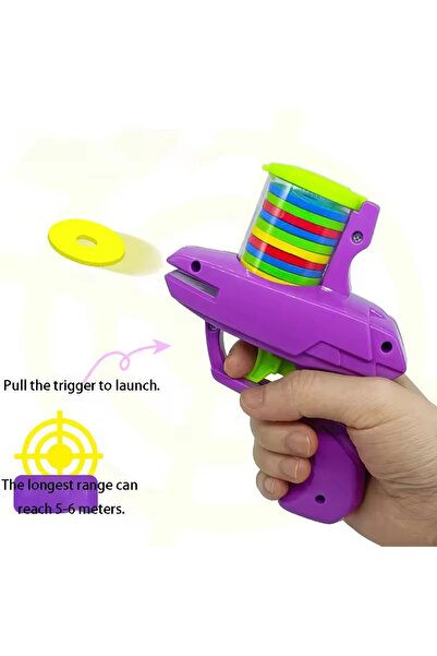 Choice PURPLE Carrot Frisbee Launcher Toy Chew Resistant Durable Dog Cat Inte...