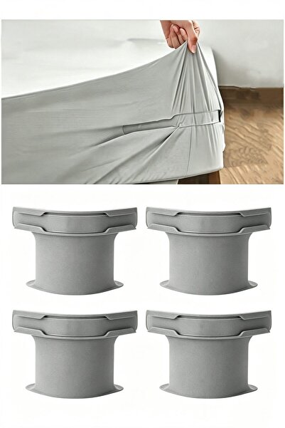 HI-FINE 4 Pcs Bed Sheet Holder Set with Lock Straps (Include Duvet cover) - H...