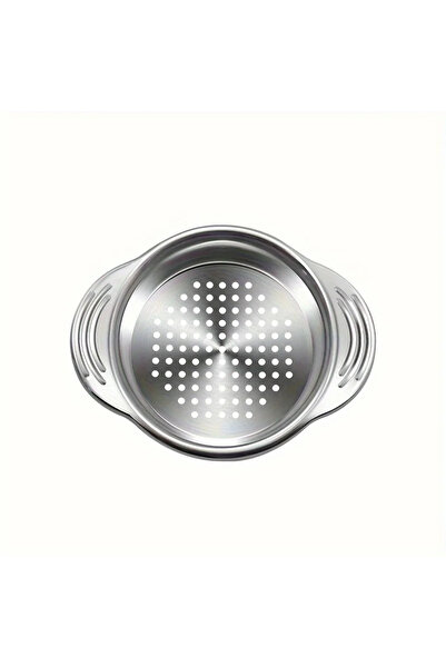 Choice Silver Leeseph 1pc Stainless Steel Food Can Strainer, Tuna Strainer, S...