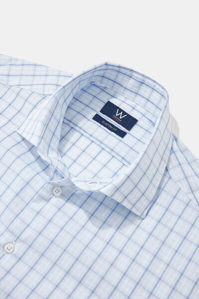 W Collection MAVİ UZUN KOLLU GÖMLEK