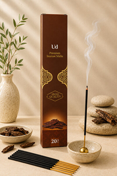 OrdoVeni Ud Ağacı Kokulu Çubuk Tütsü | Kalıcı Oda Kokusu | Premium Aromatik T...