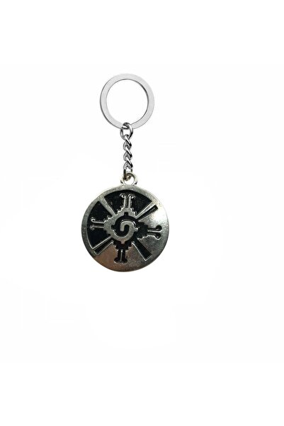 Herşey Nota Hunab Ku Unisex Keychain – Universal Symbol of Mayan Civilization
