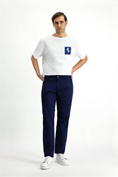 Kiğılı Regular Fit Standard Cut Lycra Canvas / Chino Trousers
