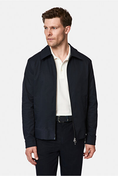 Abdullah Kiğılı Baby Collar Zippered Seasonal Coat with Pockets