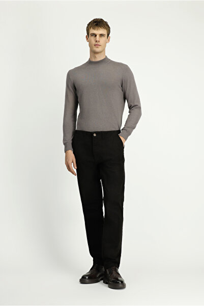 Kiğılı Regular Fit Standard Cut Lycra Canvas / Chino Trousers