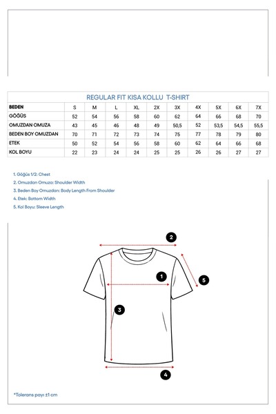 Kiğılı Single Jersey Cotton - Crew Neck Regular Fit T-Shirt