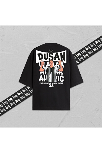 collection of bq DUSAN VLAHOVIC Oversize %100 Pamuklu Unisex Baskılı T-Shirt