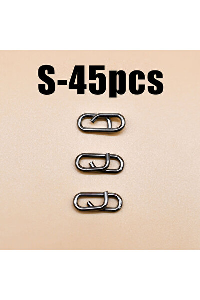 Choice S MNFT 45Pcs Fishing Interlock Snap Fast Clips Stainless Steel Fishing...