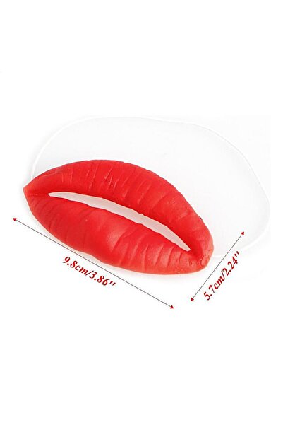 Choice Red funny Photo Props Jokes Sausage Red Lips Thick Halloween Funny Hor...