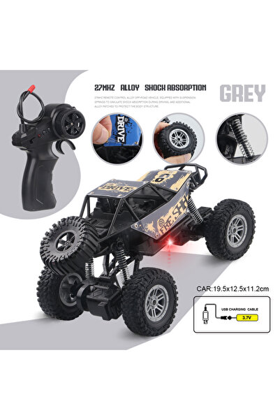 choice2 Bd015Rc Car-Grey Remote Control Car Alloy Off-Road Climbing Car Shock...