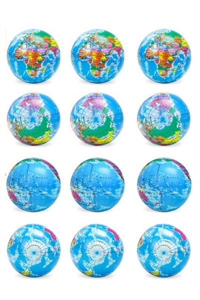 Choice 12pcs 12pcs Mini Earth Pressure Ball Finger Exercise PU Spherical Sque...