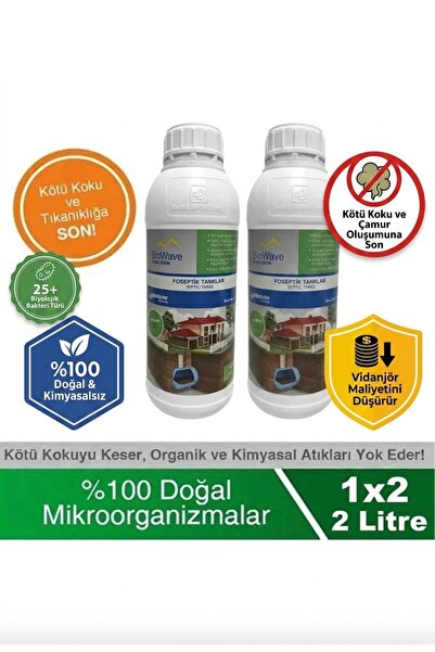 Ekoproses BioWave Foseptik Tank Koku Giderici Ve Atık Eritici Biyolojik Bakte...