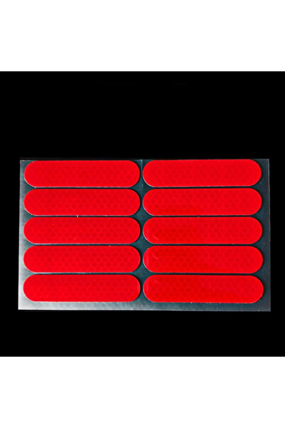Choice Red Bicycle Reflective Stickers Motorcycle Night-Time Stickers Helmet ...