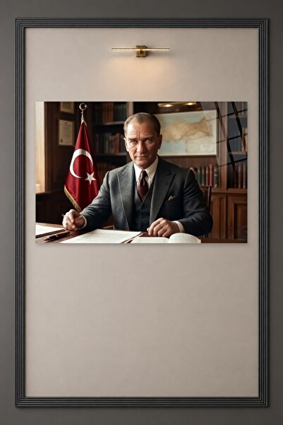 HMDS CONCEPT Mustafa Kemal Atatürk Cam Tablo 479