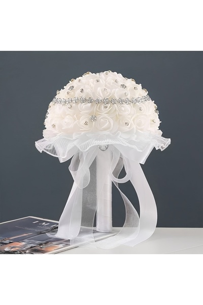 Choice WHITE 1 Piece Wedding Romance Revolves Around Flowers, Fairy Tale Wedd...