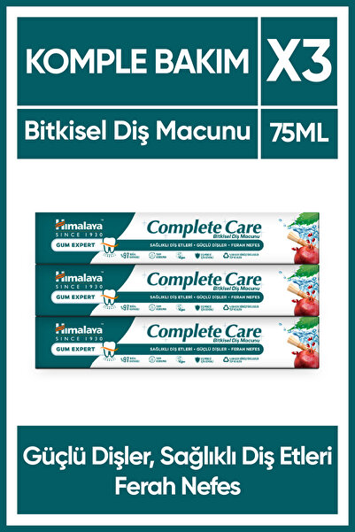 Himalaya Since 1930 Complete Care Diş Macunu, Bitkisel, Vejetaryen, Florürlü,...