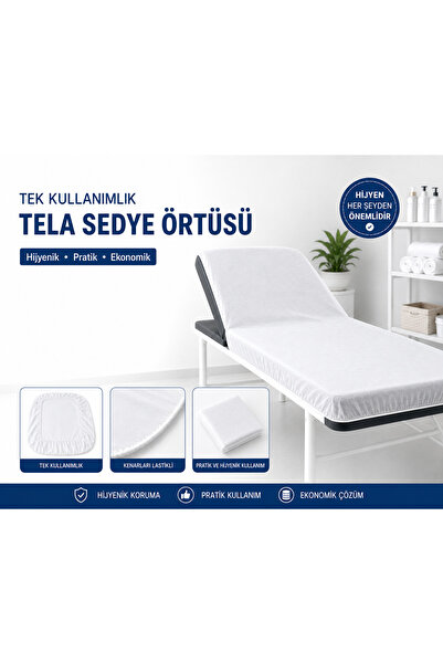 Genel Markalar TEK KULLANIKLIK SEDYE ÖRTÜSÜ (50'li)
