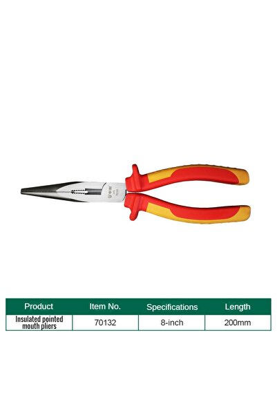 Deli C-70132 1000V High-Voltage Multi-Purpose Insulated Electrician 8-Inch 6-...