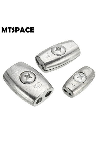Choice3 3mm MTSPACE 2/3/4/6/8mm Cable Clamp Thread Wire Rope Grip Cable Simpl...