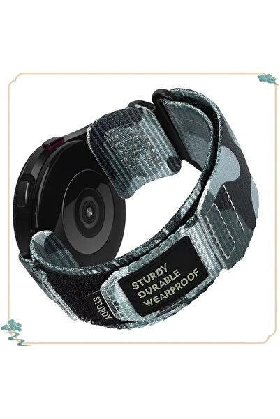 Choice29 22MM L HMc 22mm 20mm Camouflage Nylon Strap for Watch 7 6 5 4 40/44m...