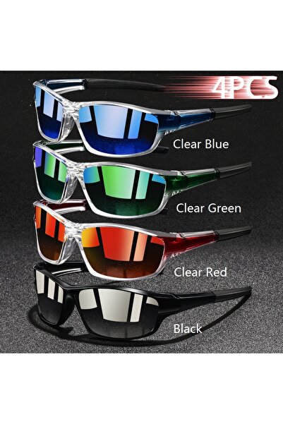 Choice 4PCSF620 4PCS Fashion Sports Glasses Men Women Travel Vacation Driving...