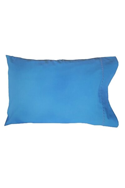 Casa Bucuriei Set 2 x Pillowcase, Casa Bucuriei, Simple Lines, Blue, 100% Cot...