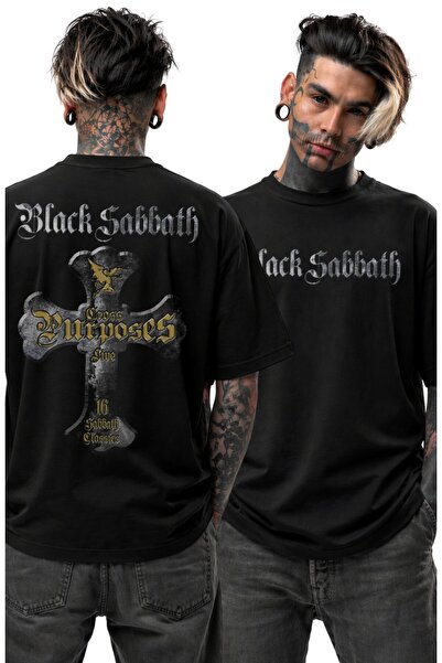 Fuddy Moda Μπλουζάκι Unisex Black Sabbath Cross Purposes με στάμπα στην πλάτη...