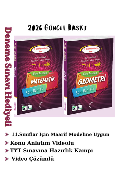 Karekök Yayınları Karekök 11.Sınıf Maarif Modeline Uygun Matematik-Geometri S...