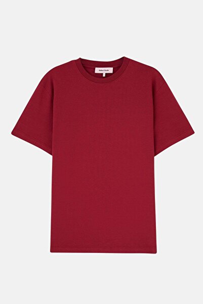 Reflect Studio Βασικό Premium T-Shirt - Βουργουνδί