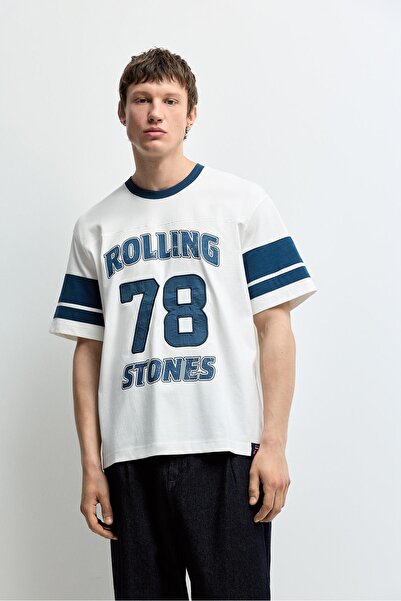 LEFTIES The Rolling Stones ©Universal kontrastlı t-shirt